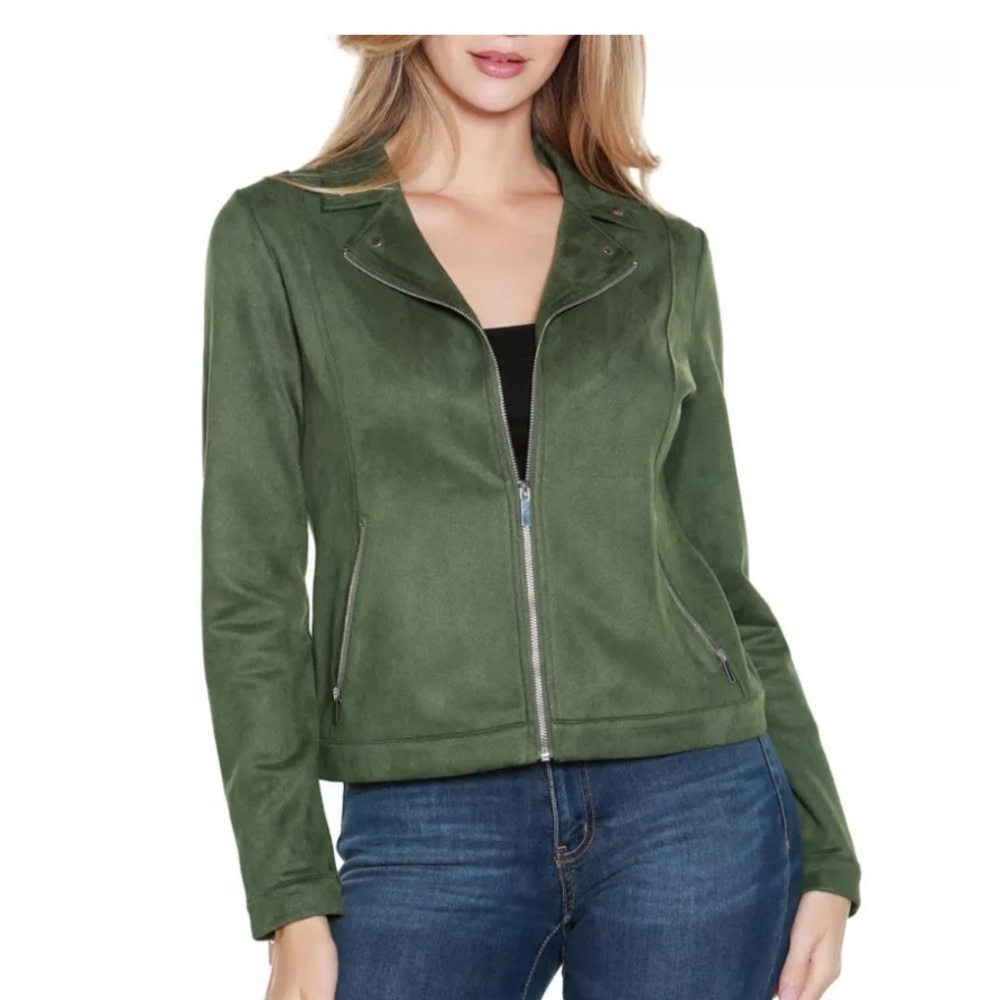 Belldini Black Label
Faux-Suede Moto Jacket